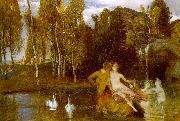 Arnold Bocklin Elysian Fields Sweden oil painting reproduction